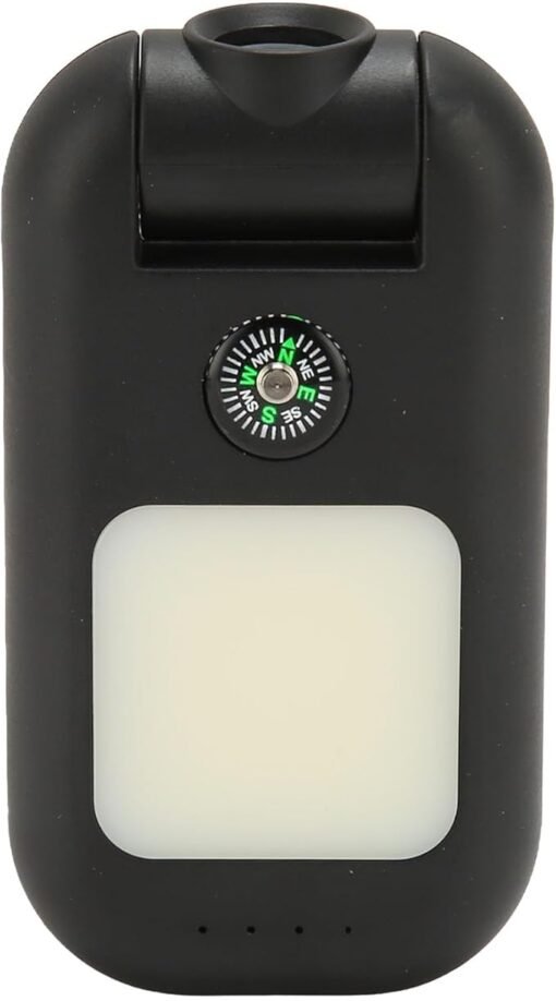 Mini Emergency Flashlight Charger 1000LM Compass COB Small Flashlight